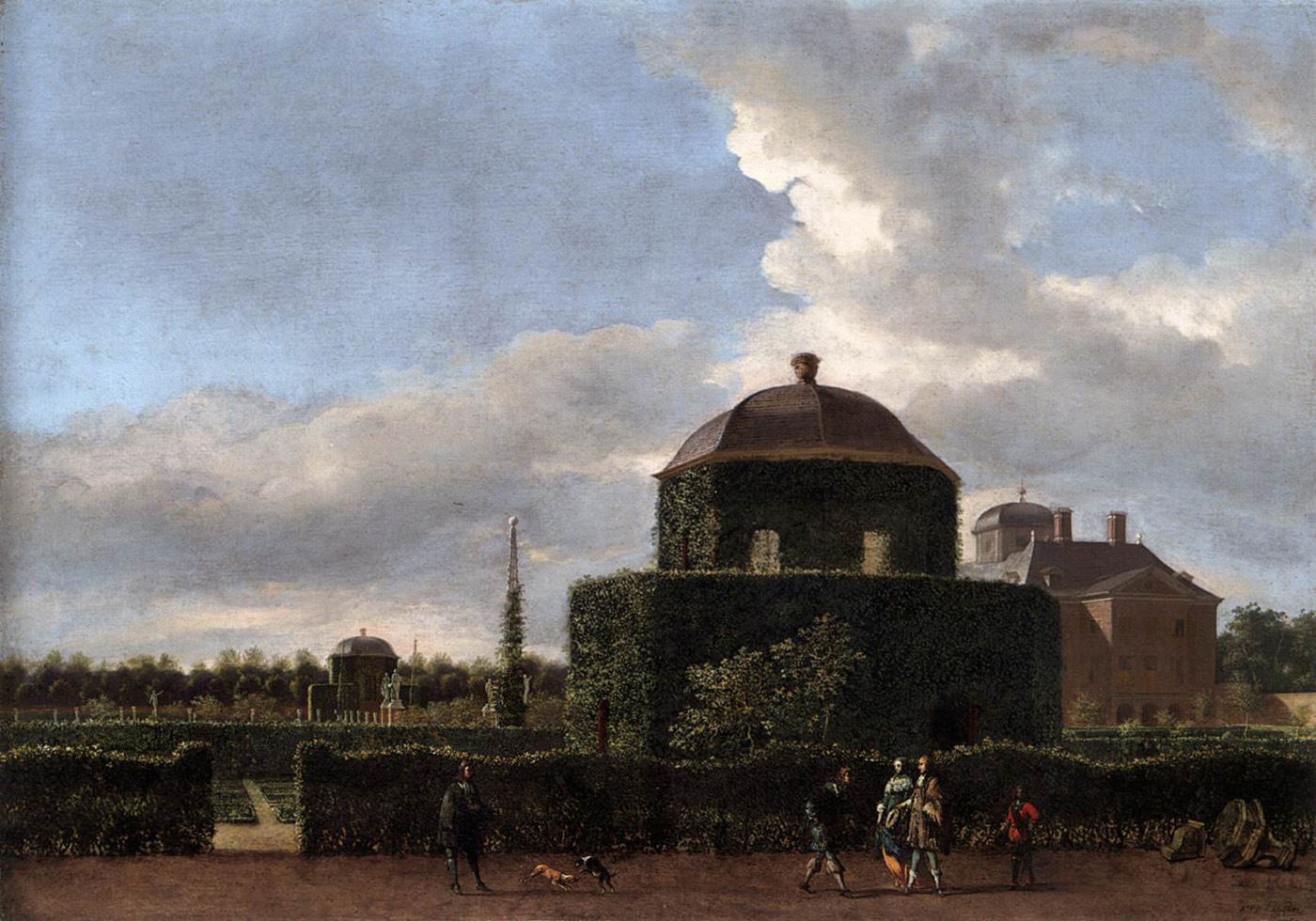 huis ten bosch at the hague from east